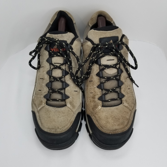 Everest Leather Low Top Lace Up Hiking Work Boots Covina Brown Mens Size 10.5 - Picture 2 of 6